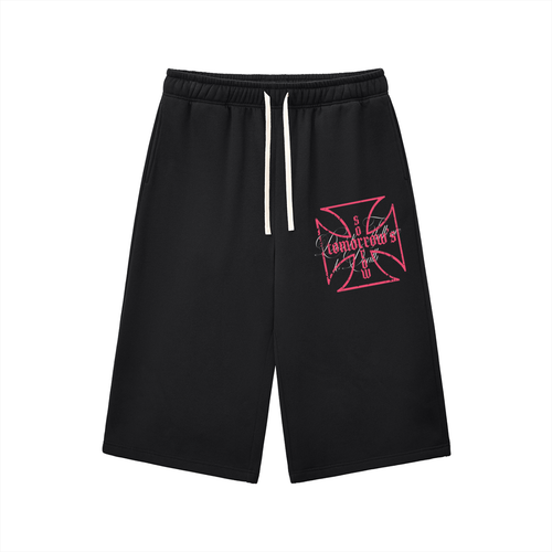 Don't Talk Me To Death Pink 3/4 Shorts