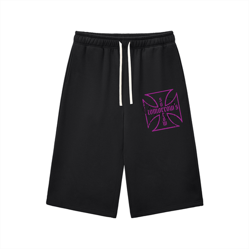 Don't Talk Me To Death Purple 3/4 Shorts