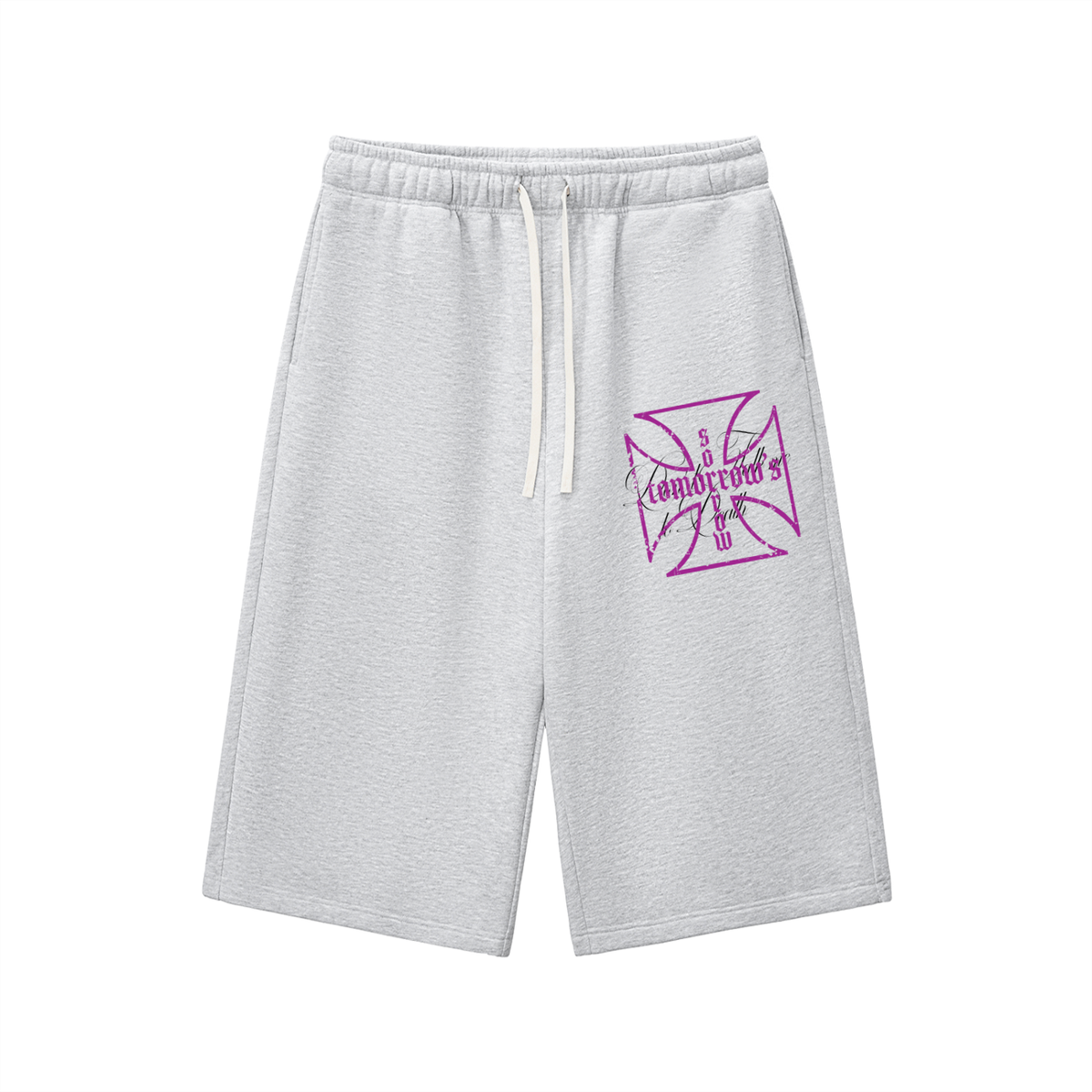 Don't Talk Me To Death Purple 3/4 Shorts