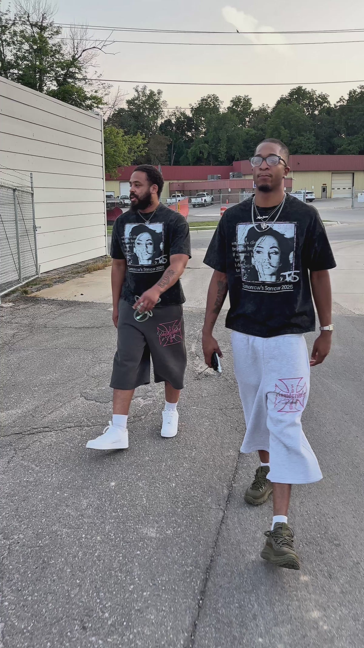 Don't Talk Me To Death Pink 3/4 Shorts